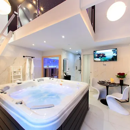 Sweety Loft Romantique Avec Jacuzzi Love hôtel