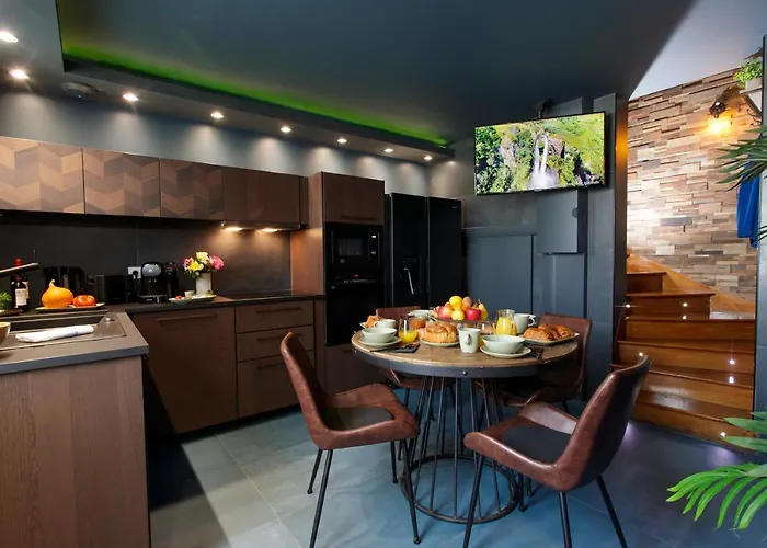 Sweety Loft Romantique Avec Jacuzzi Hotel miłości *