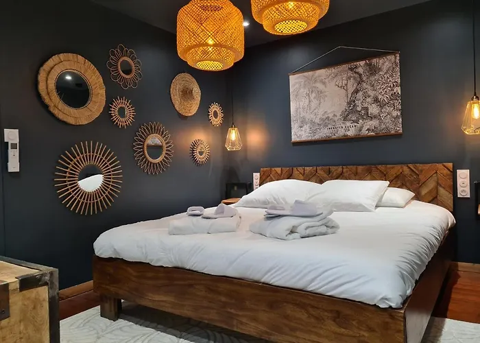 Sweety Loft Romantique Avec Jacuzzi Hotel miłości Friville-Escarbotin