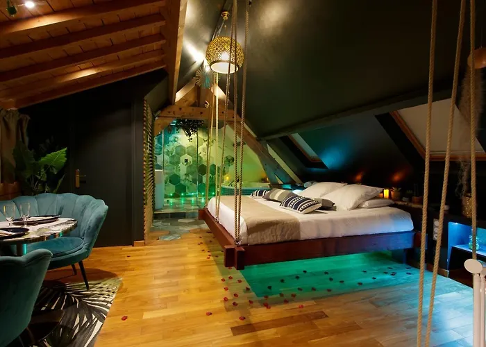 Hotel miłości Sweety Loft Romantique Avec Jacuzzi *