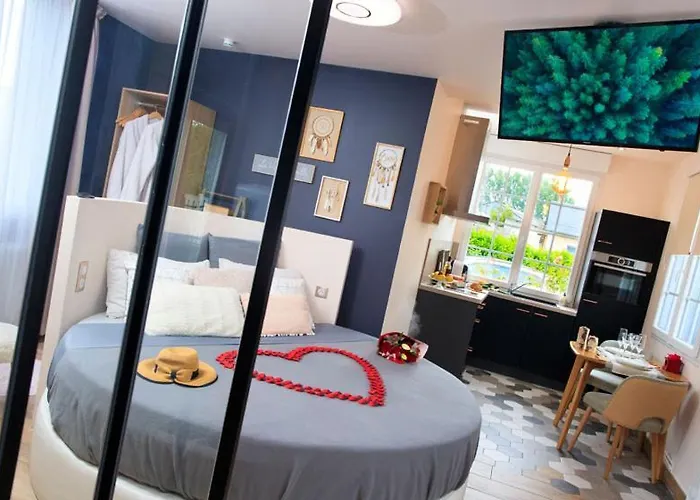 Sweety Loft Romantique Avec Jacuzzi Hotel miłości